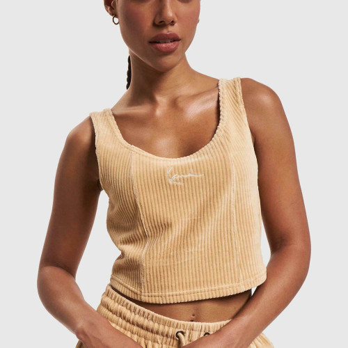 Karl Kani Γυναικεία αμάνικη μπλούζα Signature Corduroy Corset Top